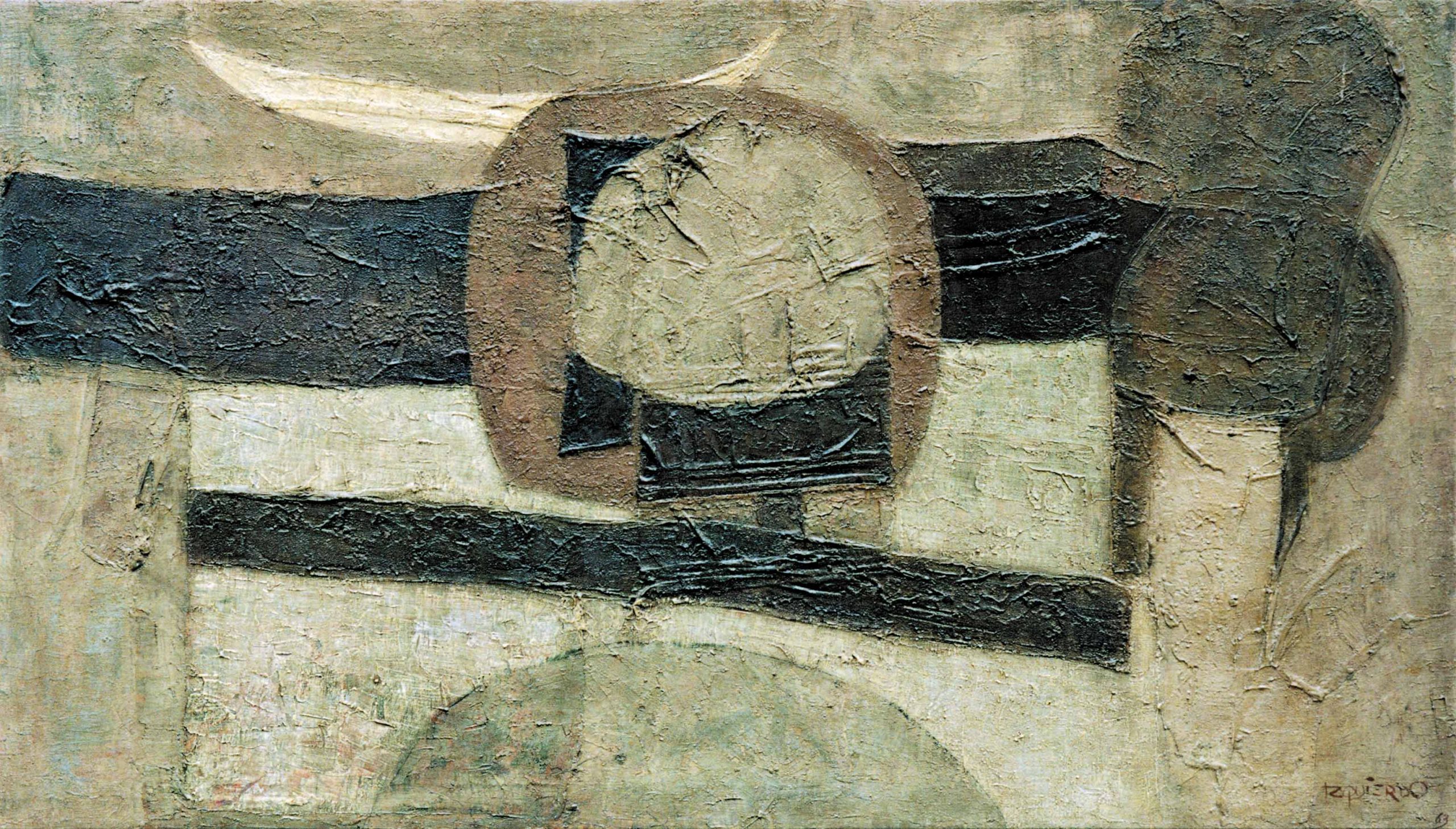 César Izquierdo (Guatemala, 1937-2015) / 
Crucifixión, 1963
Óleo s/tela
72 x 127 cm